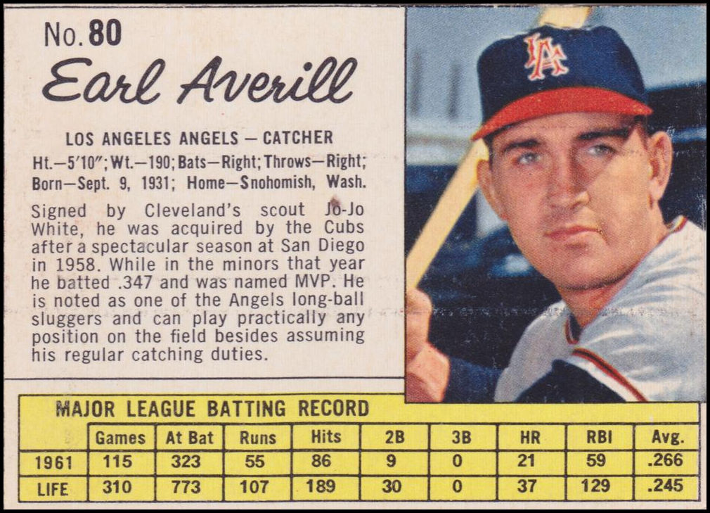 80 Earl Averill